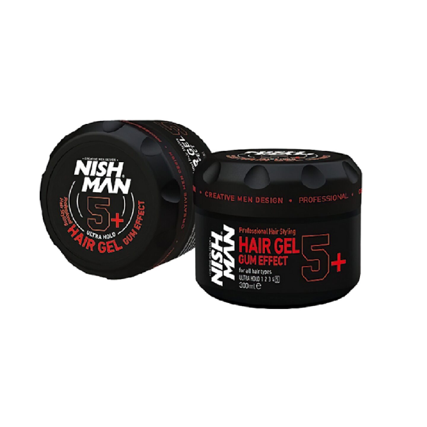 Gel coiffant Gum Effect 5+ NISH MAN - 300ml